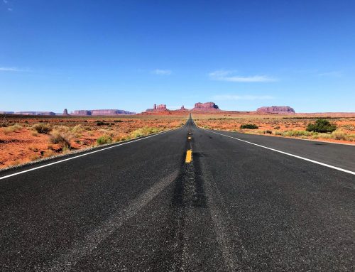 On the road: California, Nevada, Utah, Arizona.